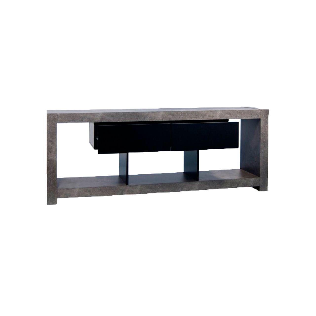 Mesa de TV Nara Cemento Negro-1