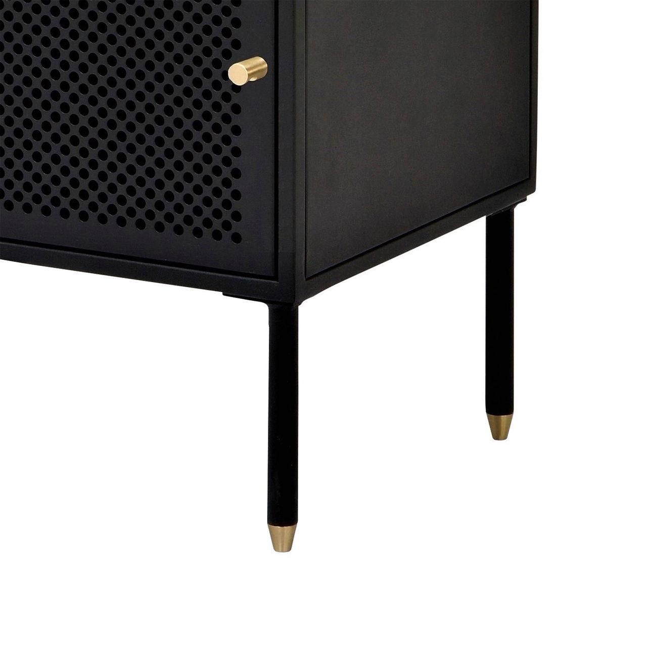 Velador Dawn Derecho Metal Negro -6