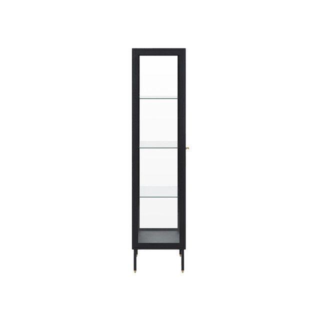 Vitrina Dawn Alta Single Vidrio Negro-2