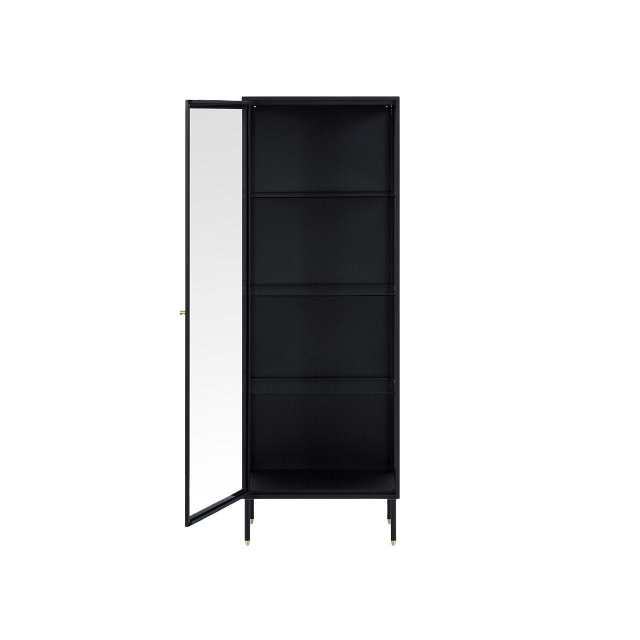 Vitrina Dawn Alta Single Vidrio Negro-4