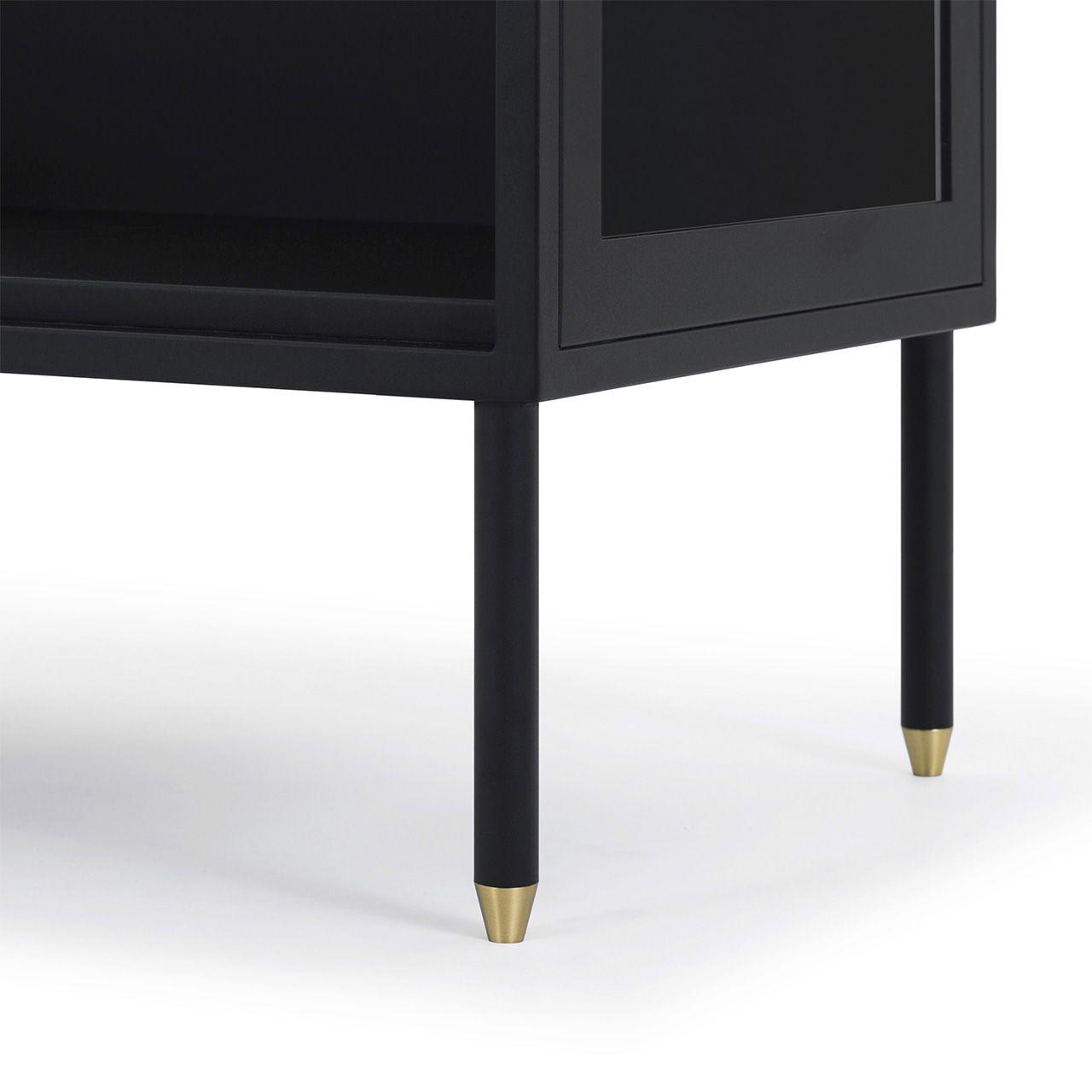 Vitrina Dawn Alta Single Vidrio Negro-7