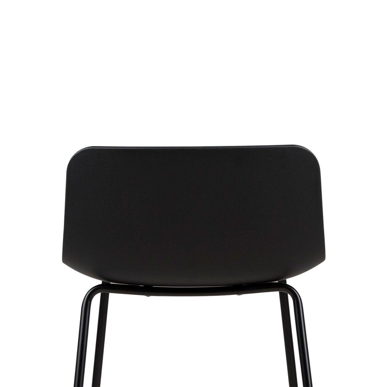 Silla Bar Look Mediana Negra-6