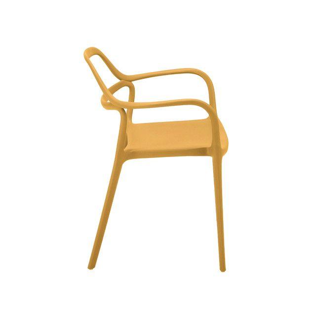 Silla Dali con Brazos Amarillo Ocre-2