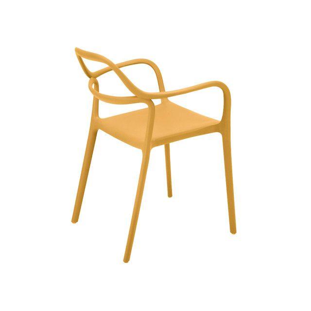Silla Dali con Brazos Amarillo Ocre-3
