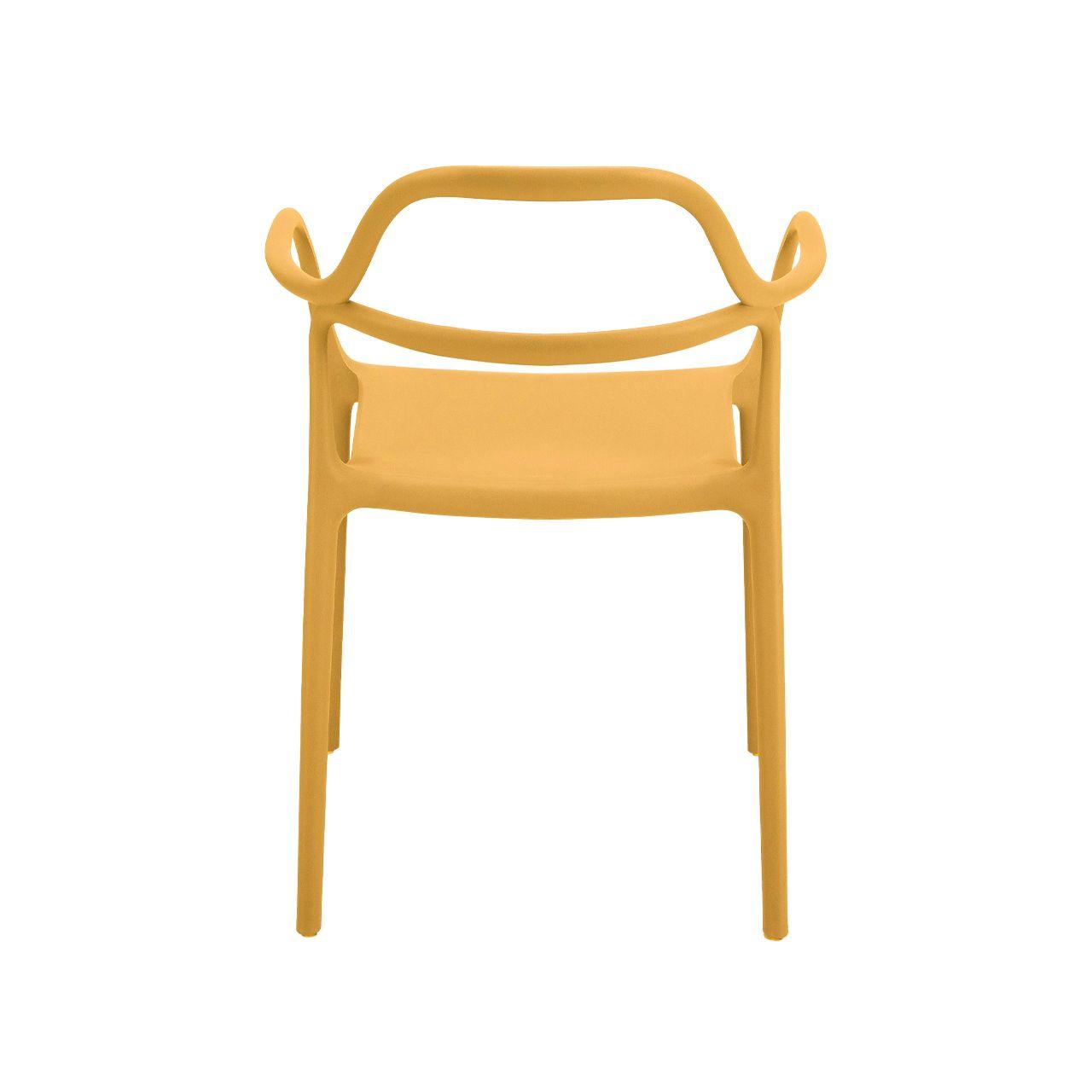 Silla Dali con Brazos Amarillo Ocre-4