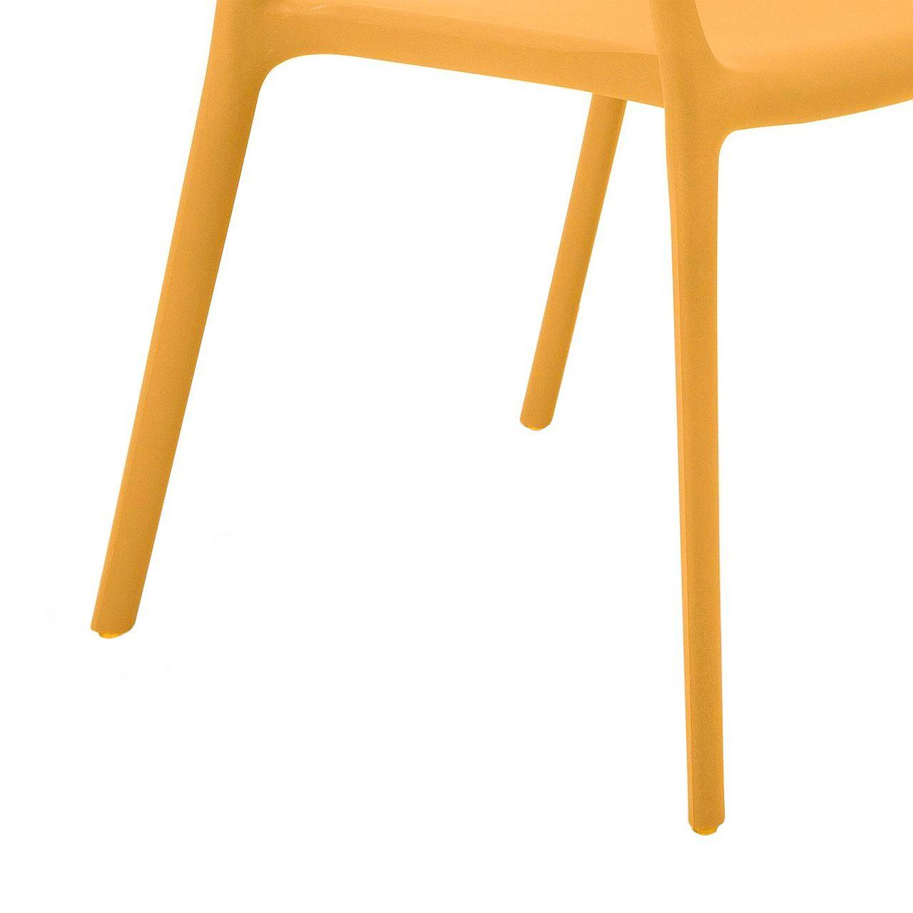 Silla Dali con Brazos Amarillo Ocre-6