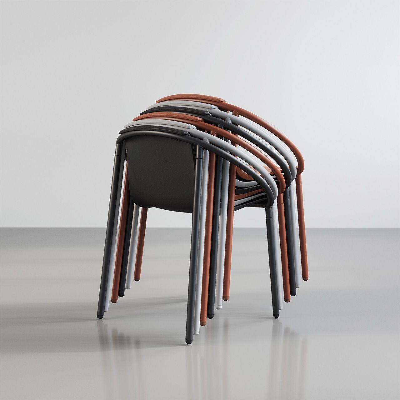 Silla Ring Metal Negro Mate-6