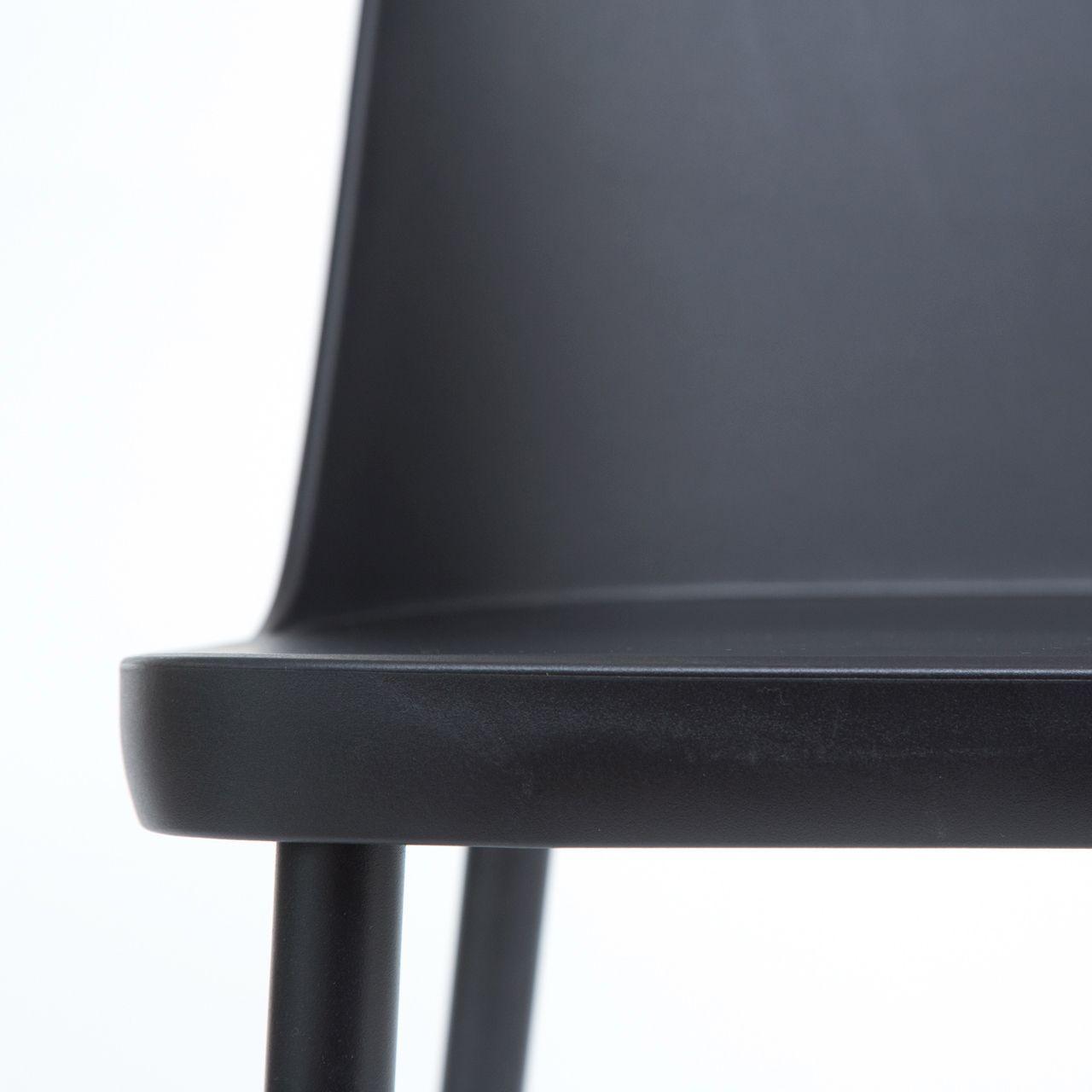 Silla Monocolor Basic Negro-3