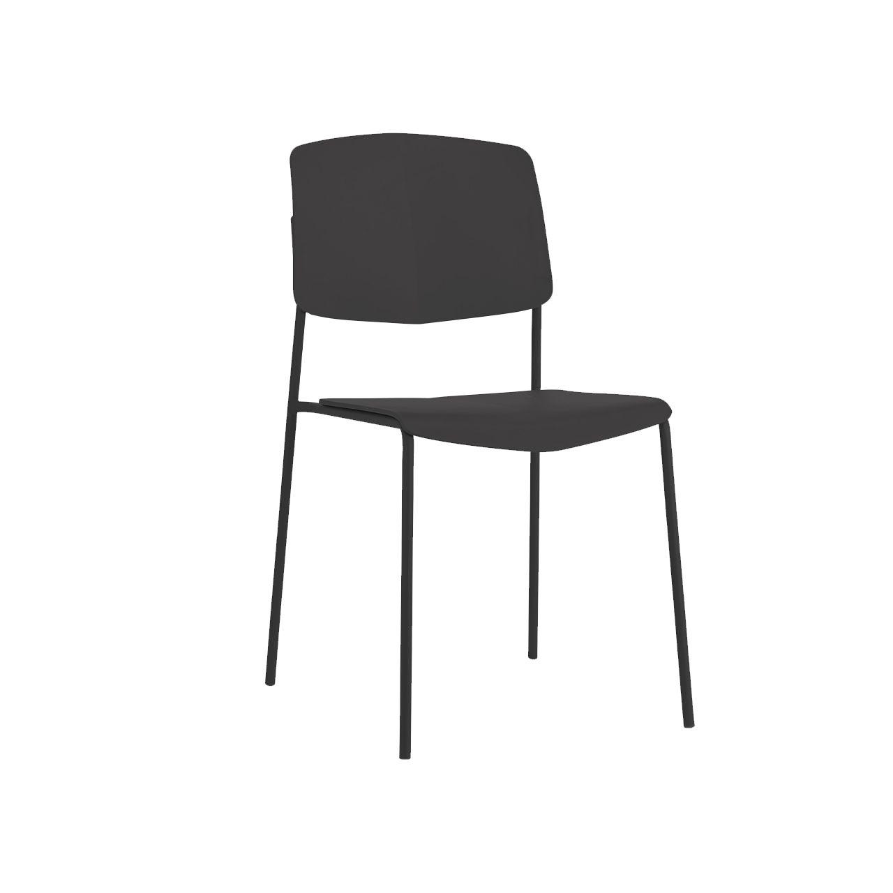 Silla Monocolor School Negra-0
