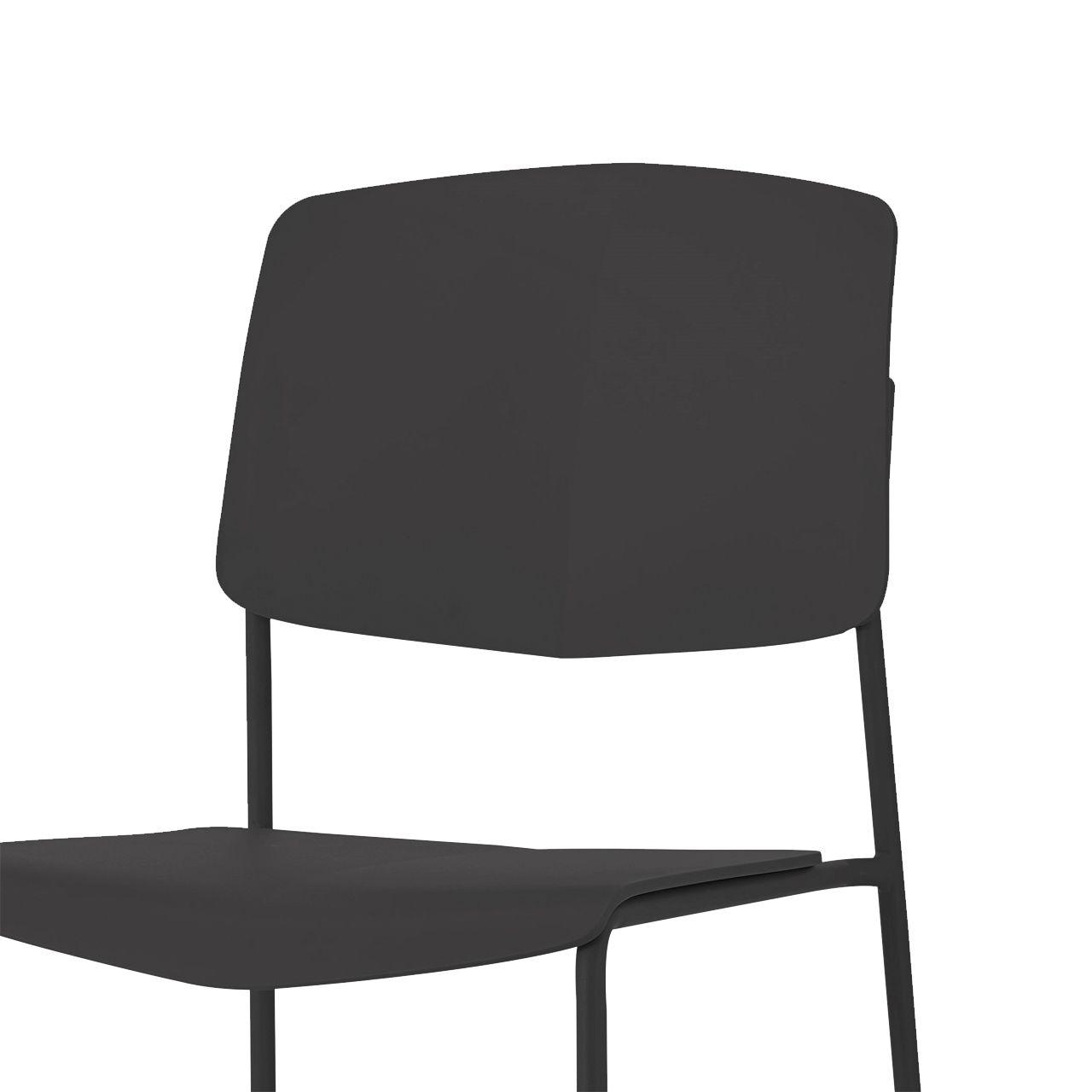 Silla Monocolor School Negra-1