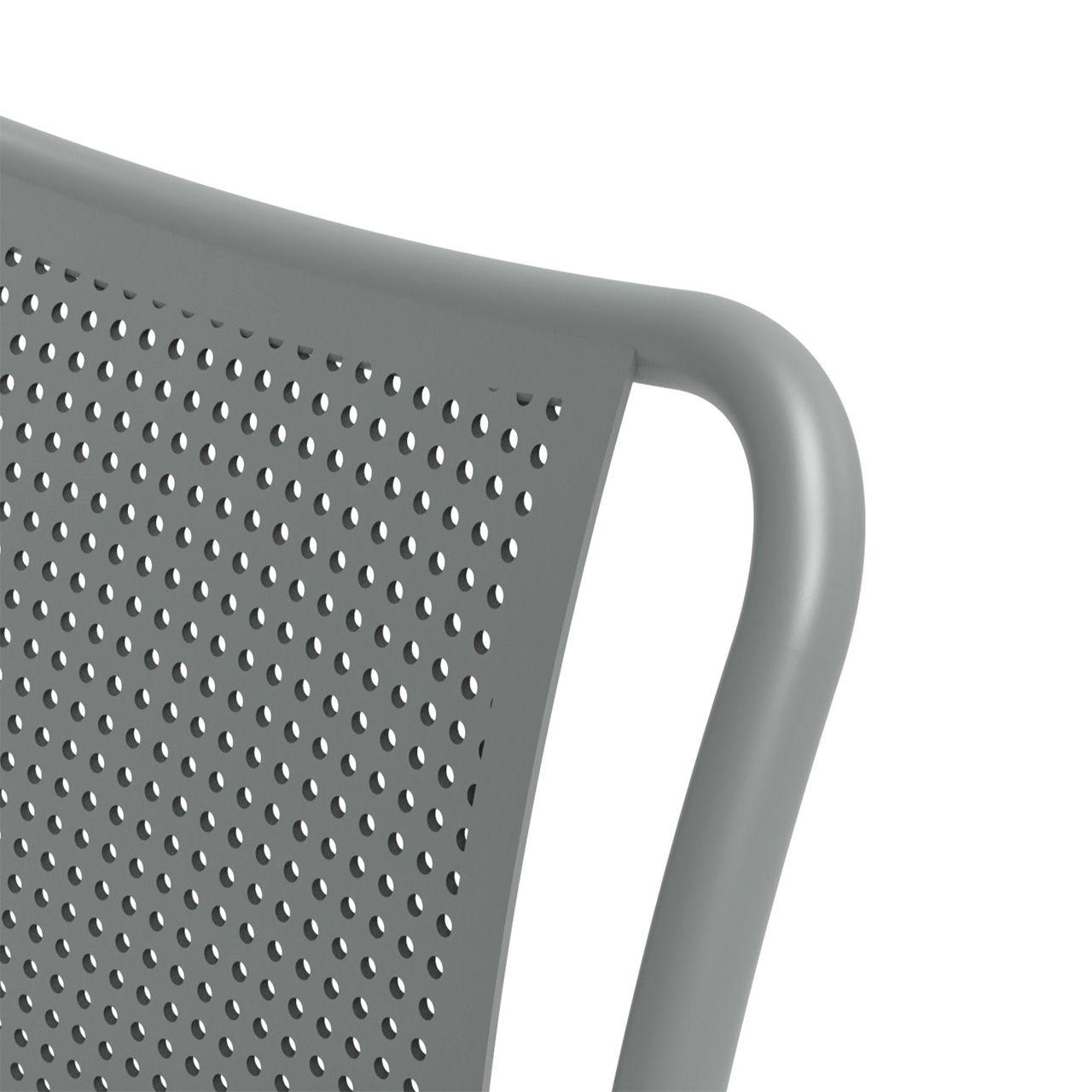 Silla Exterior Summer Perf Gris Medio-4