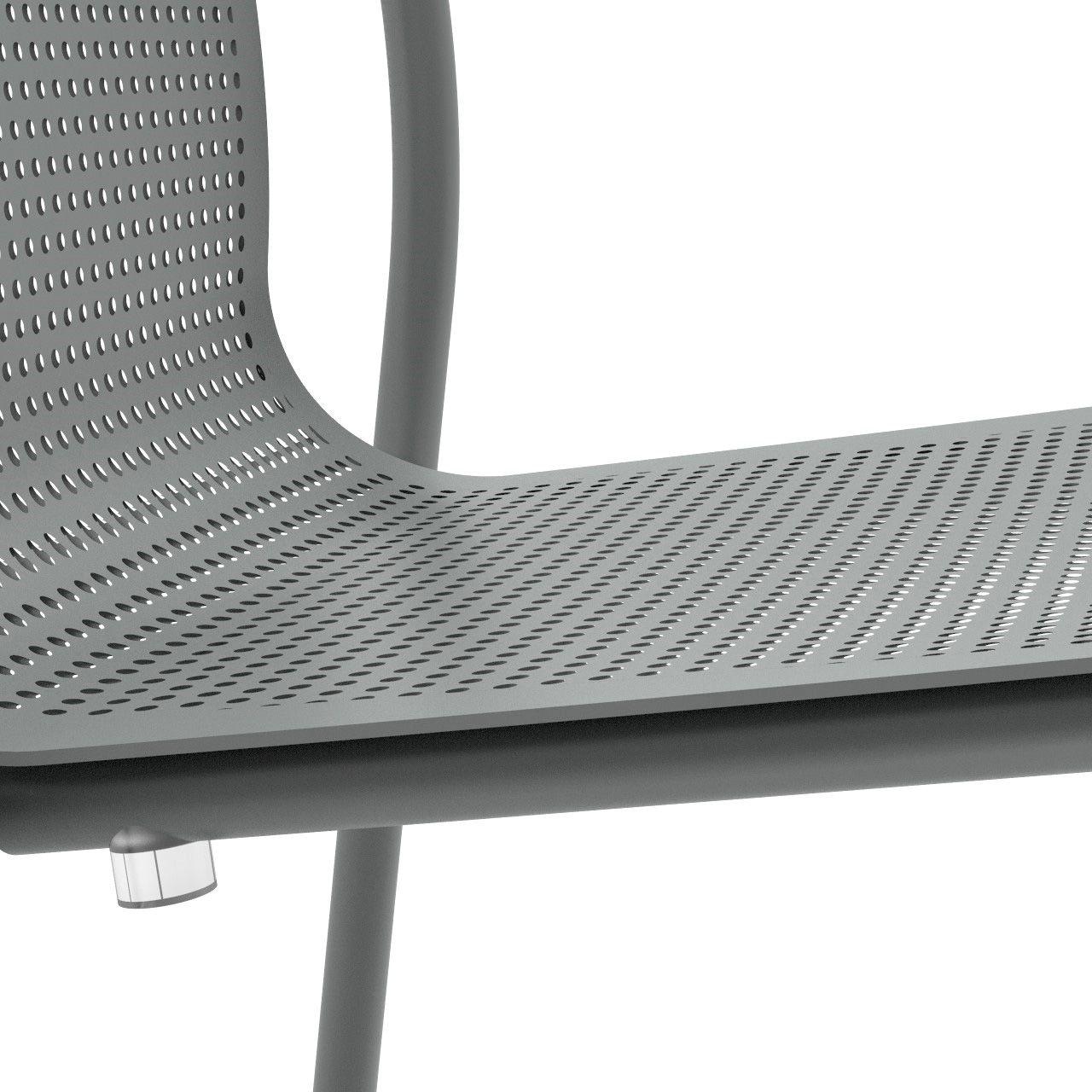 Silla Exterior Summer Perf Gris Medio-6