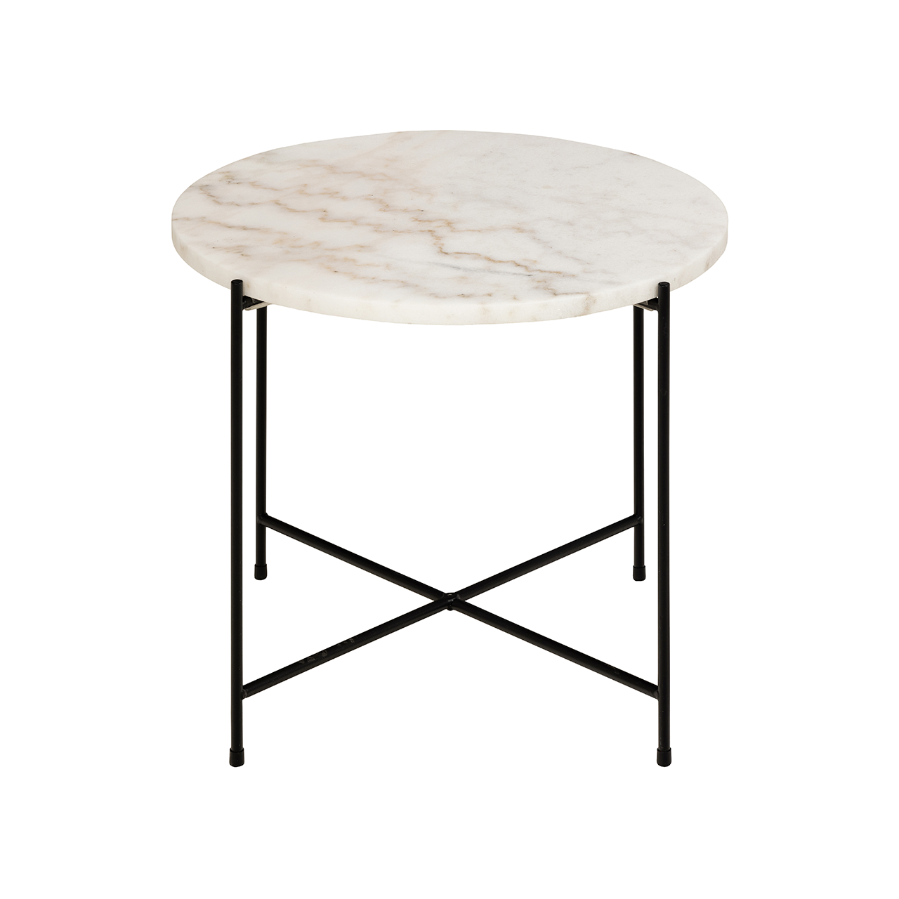 Mesa Lateral Baja Avill Mármol Blanco-0
