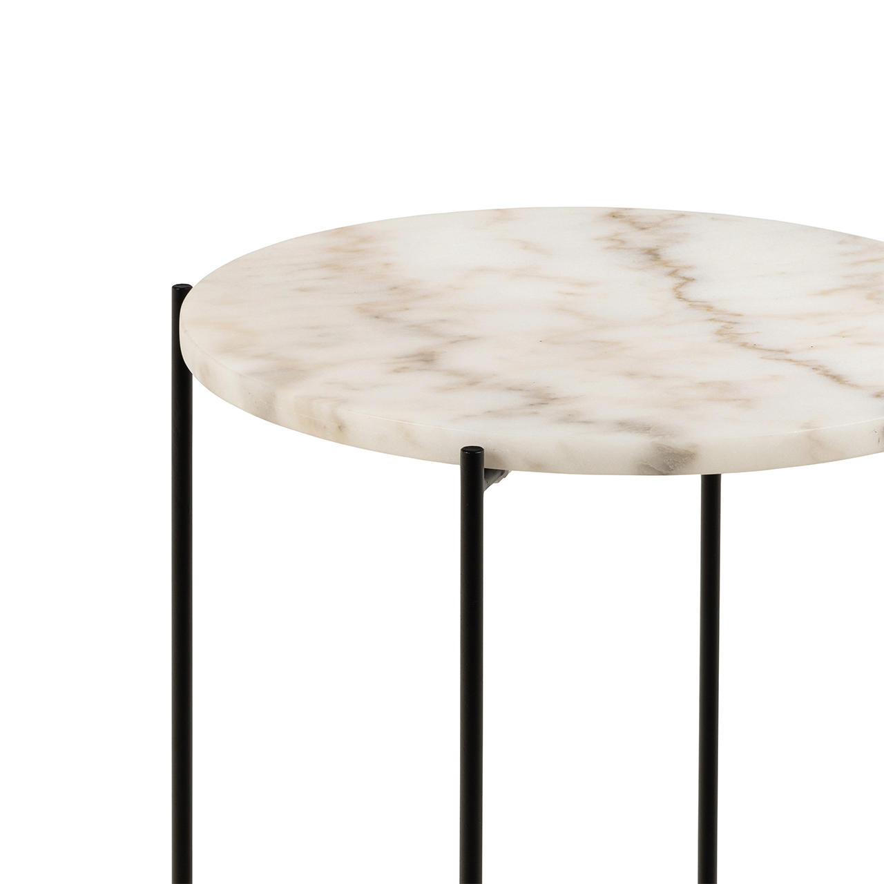 Mesa Lateral Baja Avill Mármol Blanco-2