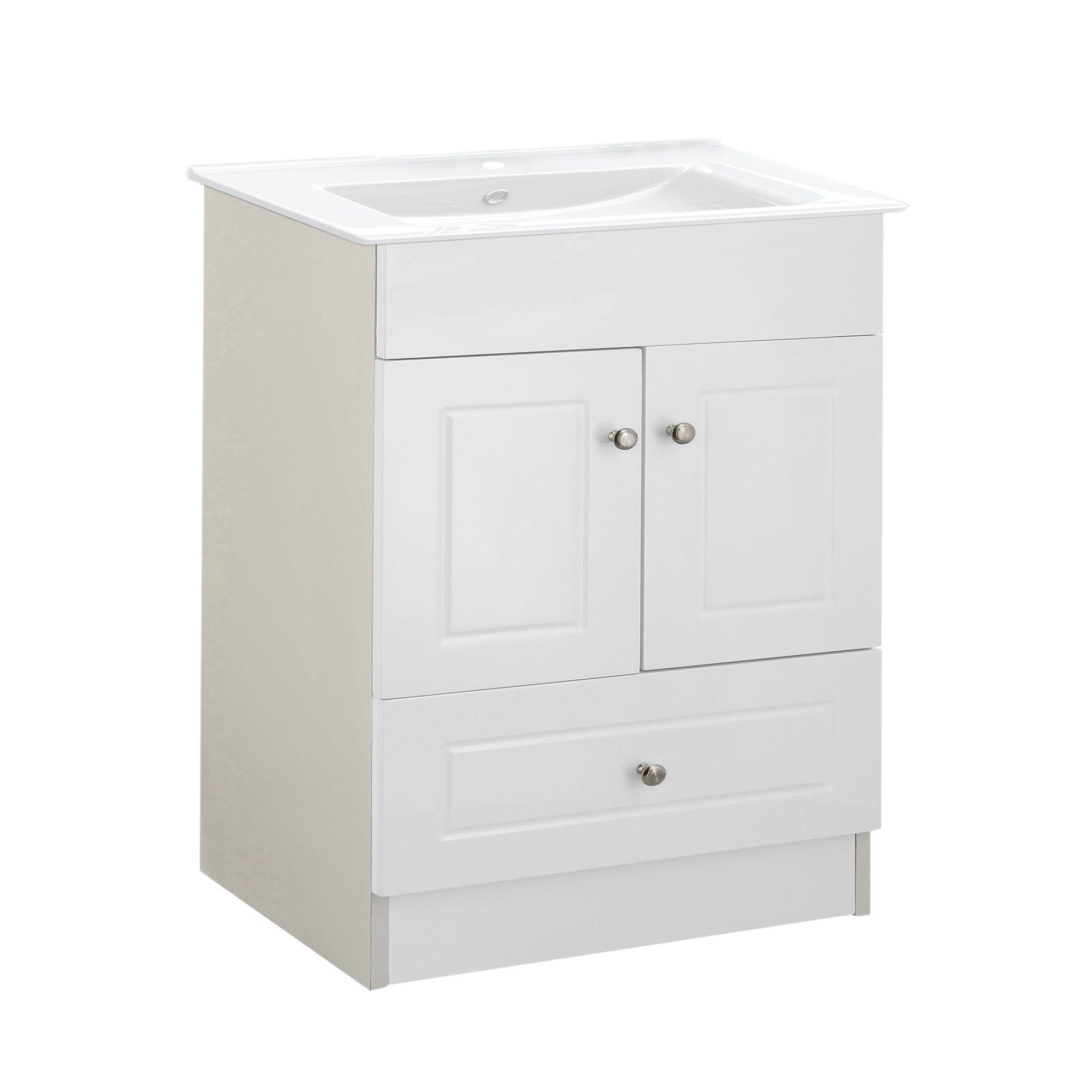 Kit Mueble Vanitorio Domsa Color Blanco B60-PHB+P-60-2