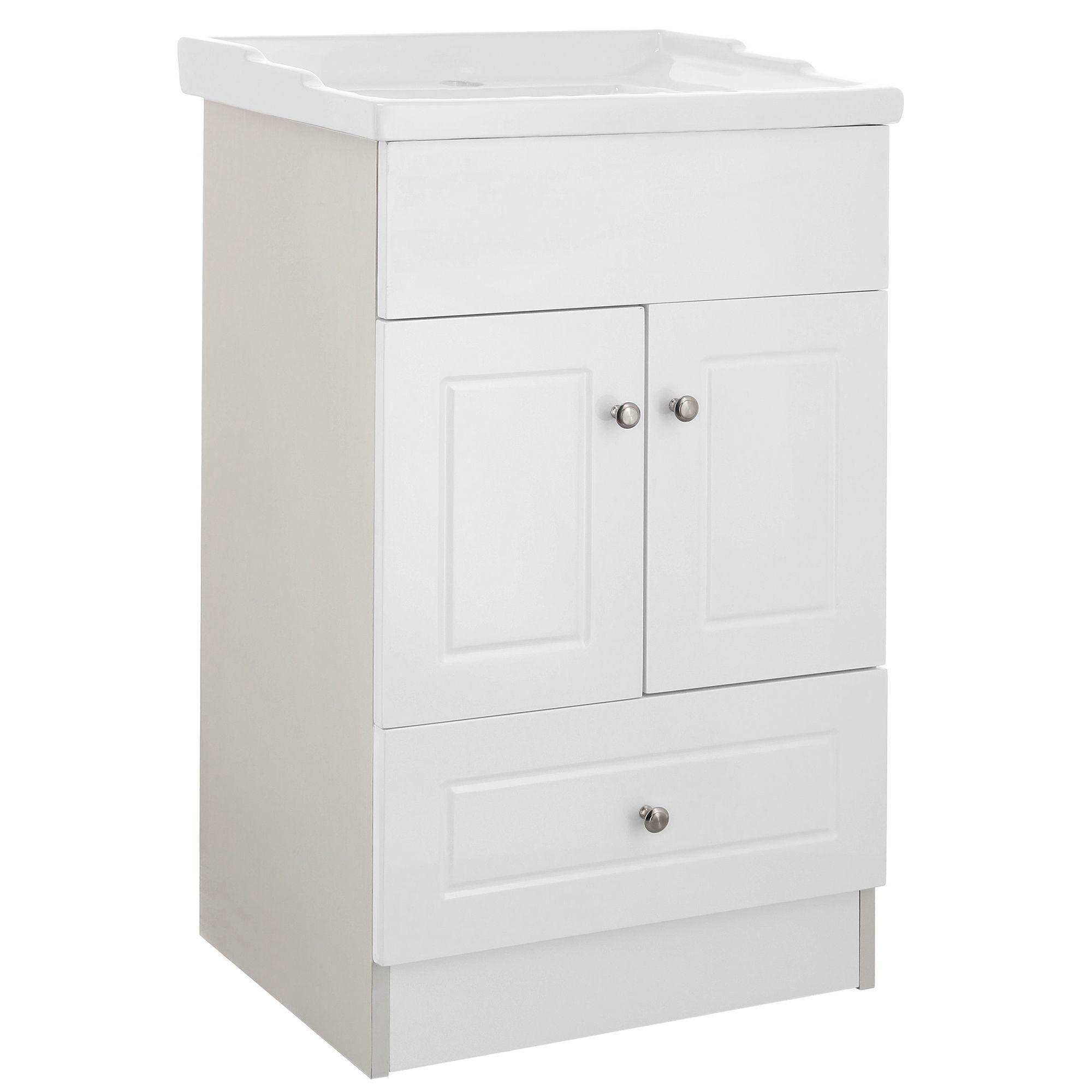 Kit Mueble Vanitorio Domsa Color Blanco B50-PH+F-50-2