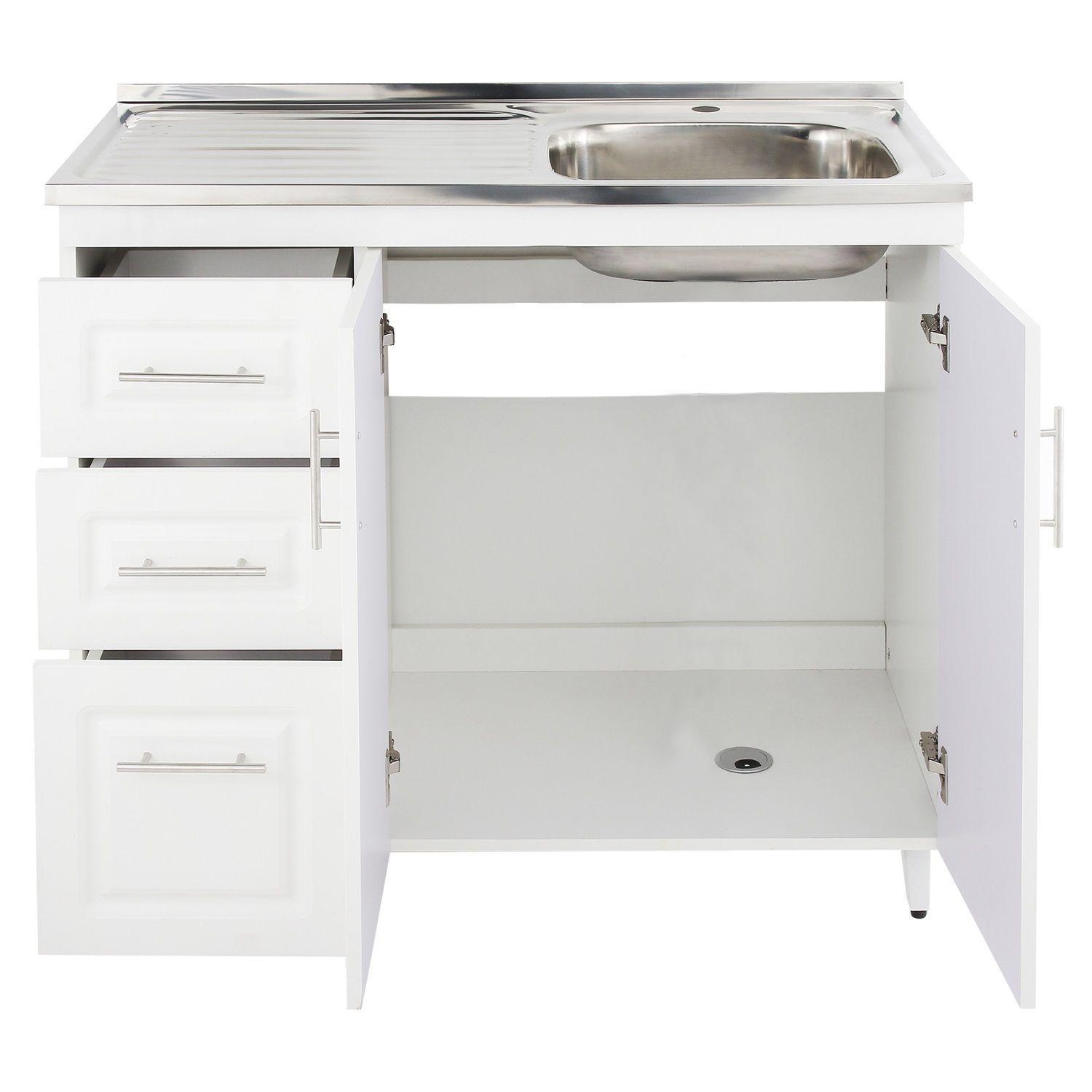 Kit Mueble Lavaplatos Domsa PVC-PI-100-2