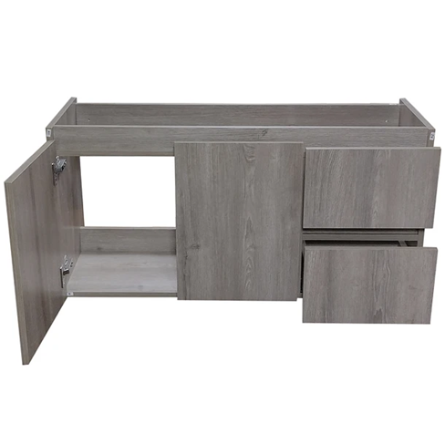 Mueble para Vanitorio a muro Space Nogal Claro / 100x48x36cm (Sin Cubierta)-3
