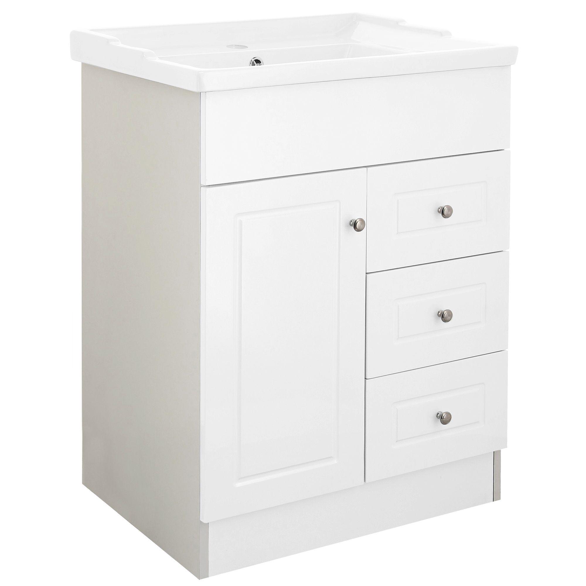 Kit Mueble Vanitorio Domsa Color Blanco B60-PHNB+F-60-2