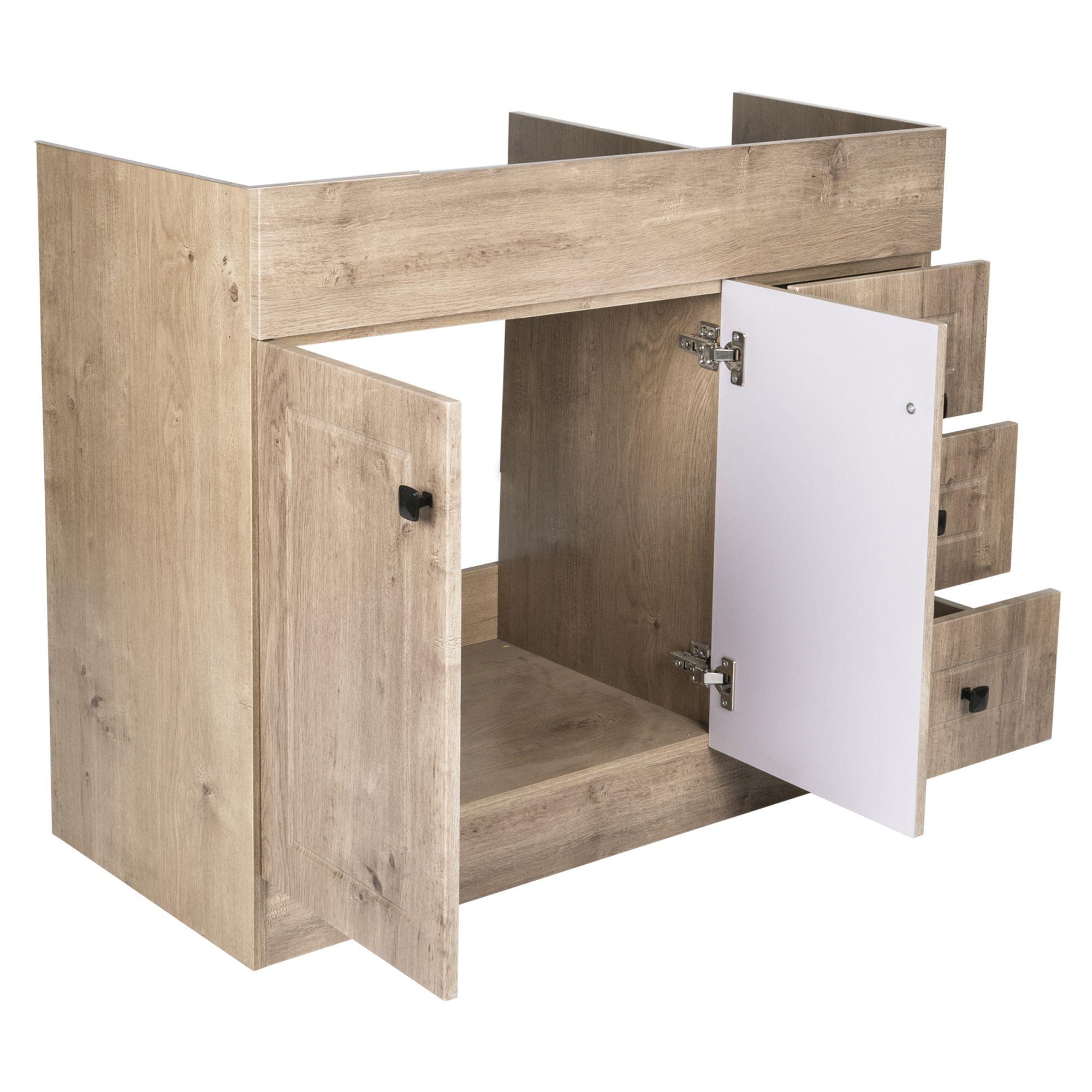 Mueble Vanitorio Domsa B100PH-WOOD (Sin Cubierta)-3