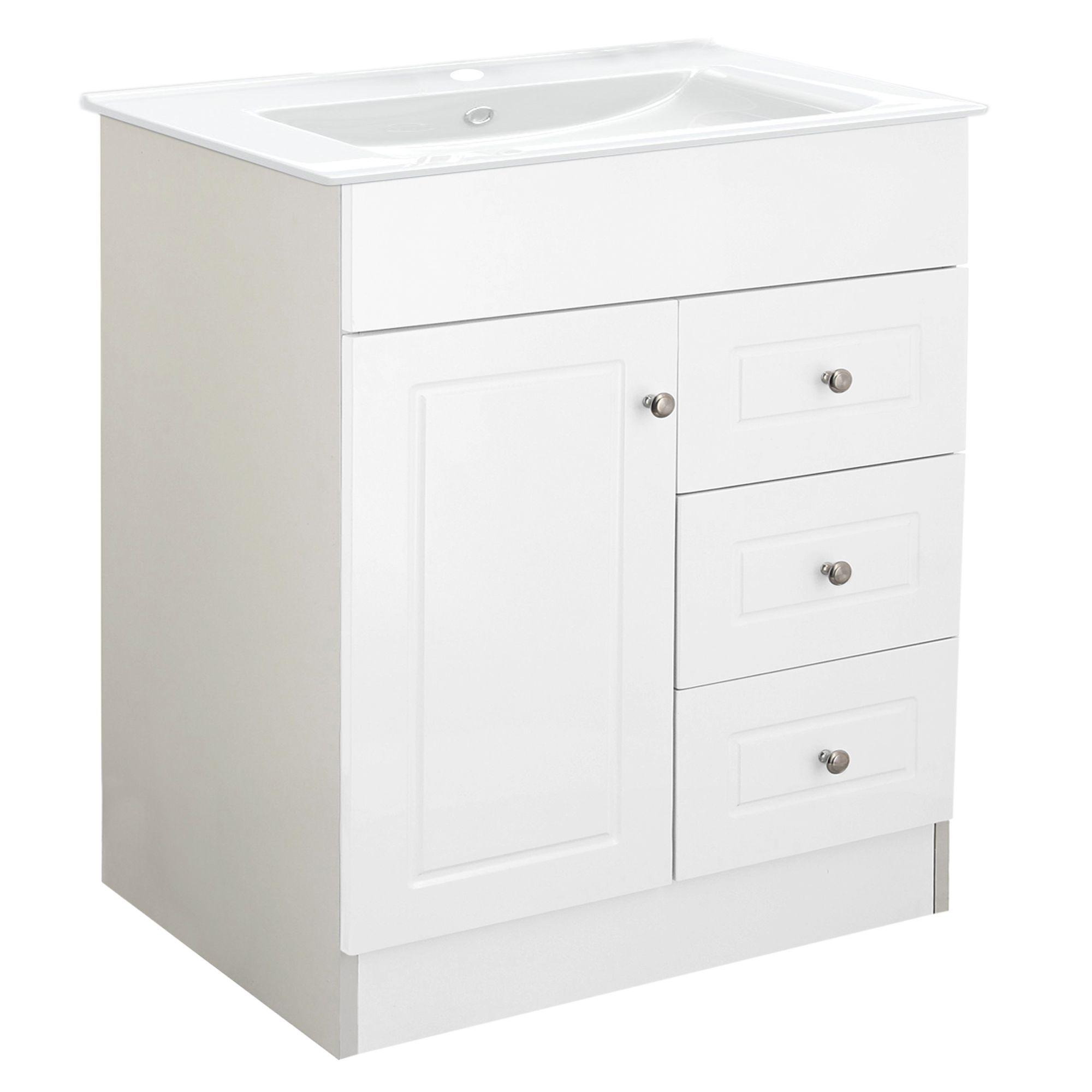 Kit Mueble Vanitorio Domsa Color Blanco B70-PHNB+P-70-2