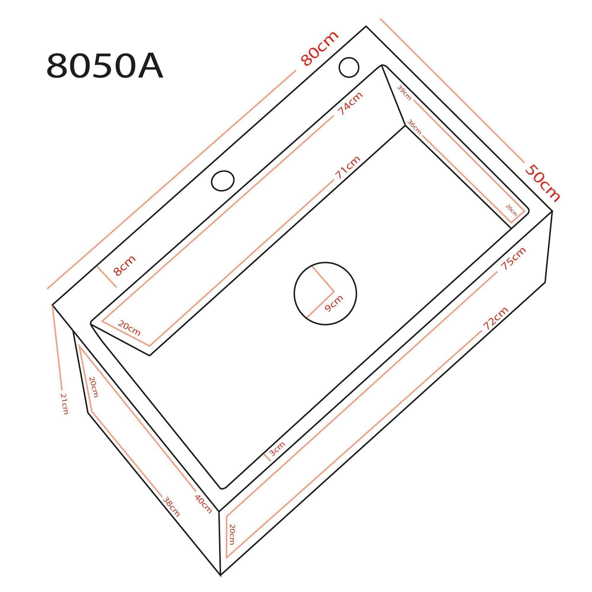 Lavaplatos Deluxe Domsa MDS8050A-BLACK CON/L-2