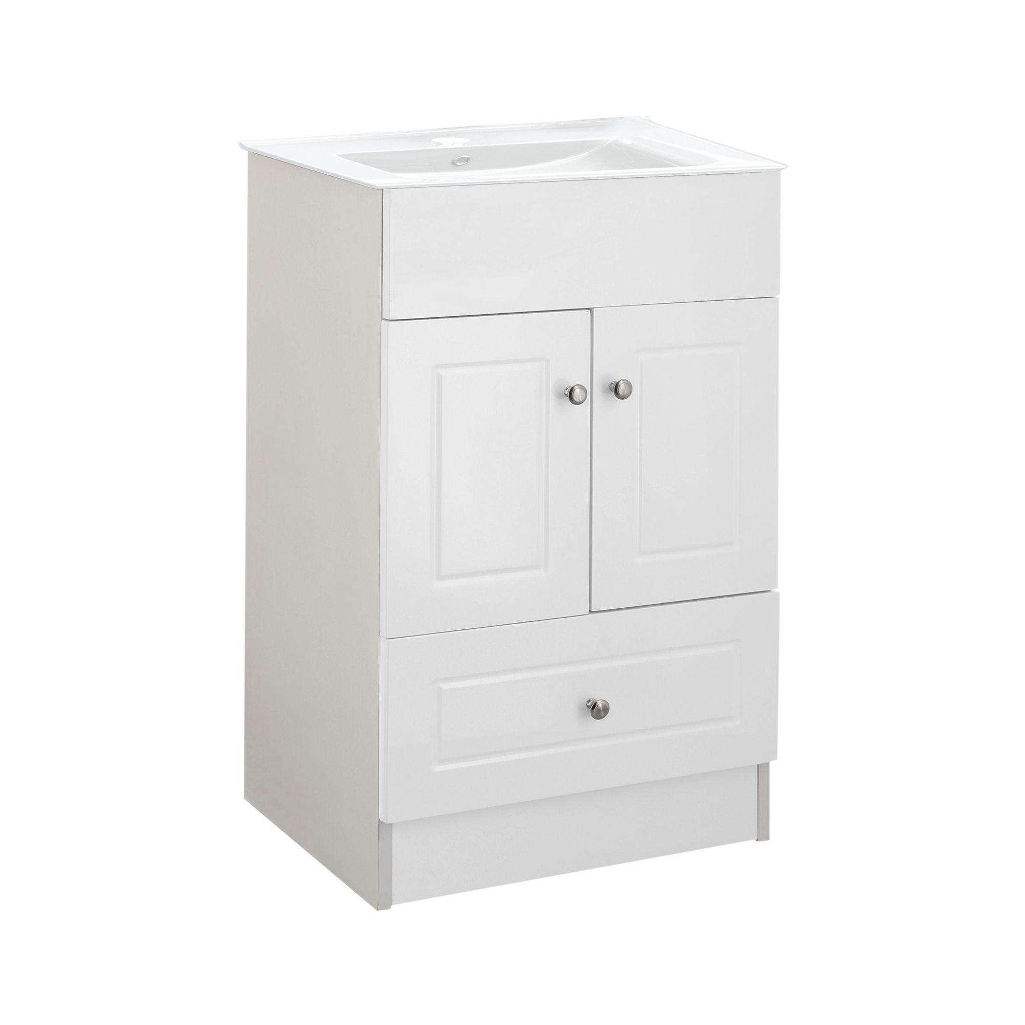 Kit Mueble Vanitorio Domsa Color Blanco B50-PH+50C-2