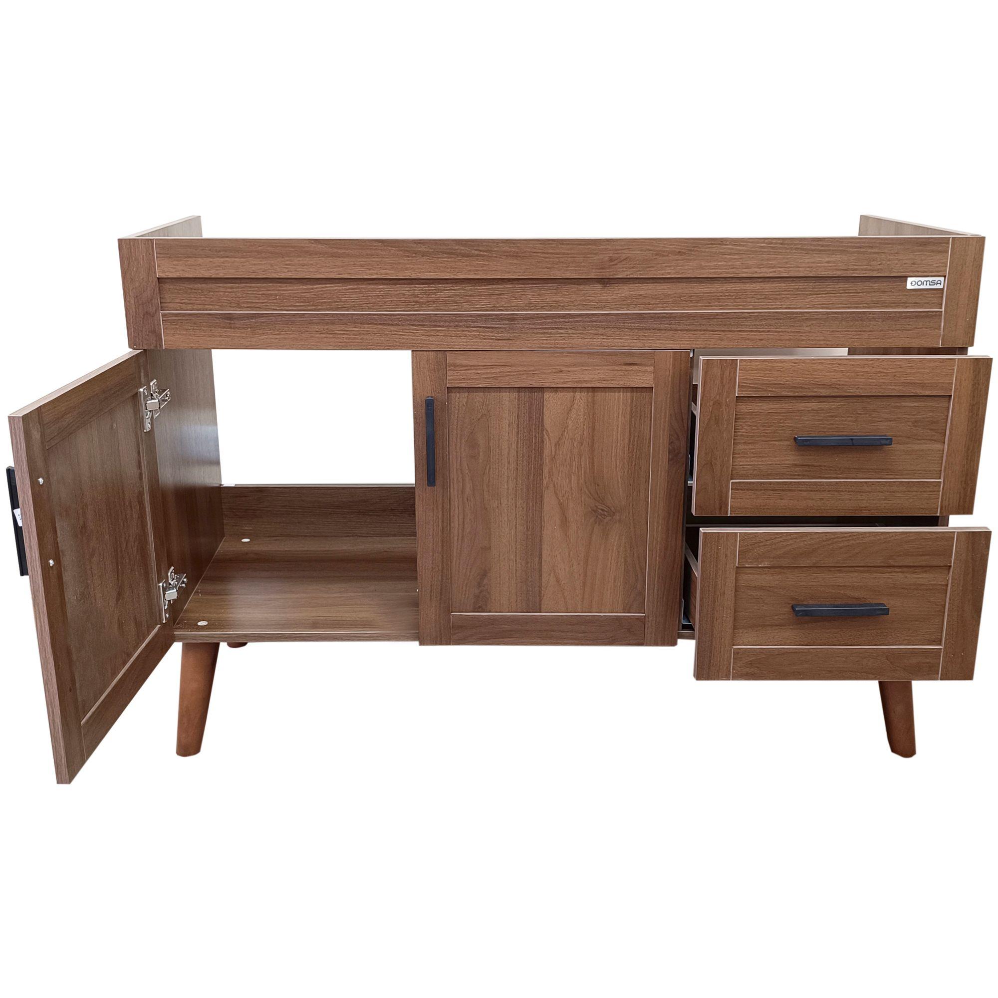 Mueble para baño Elegance Nogal BM12047S (No Incluye Cubierta)-2