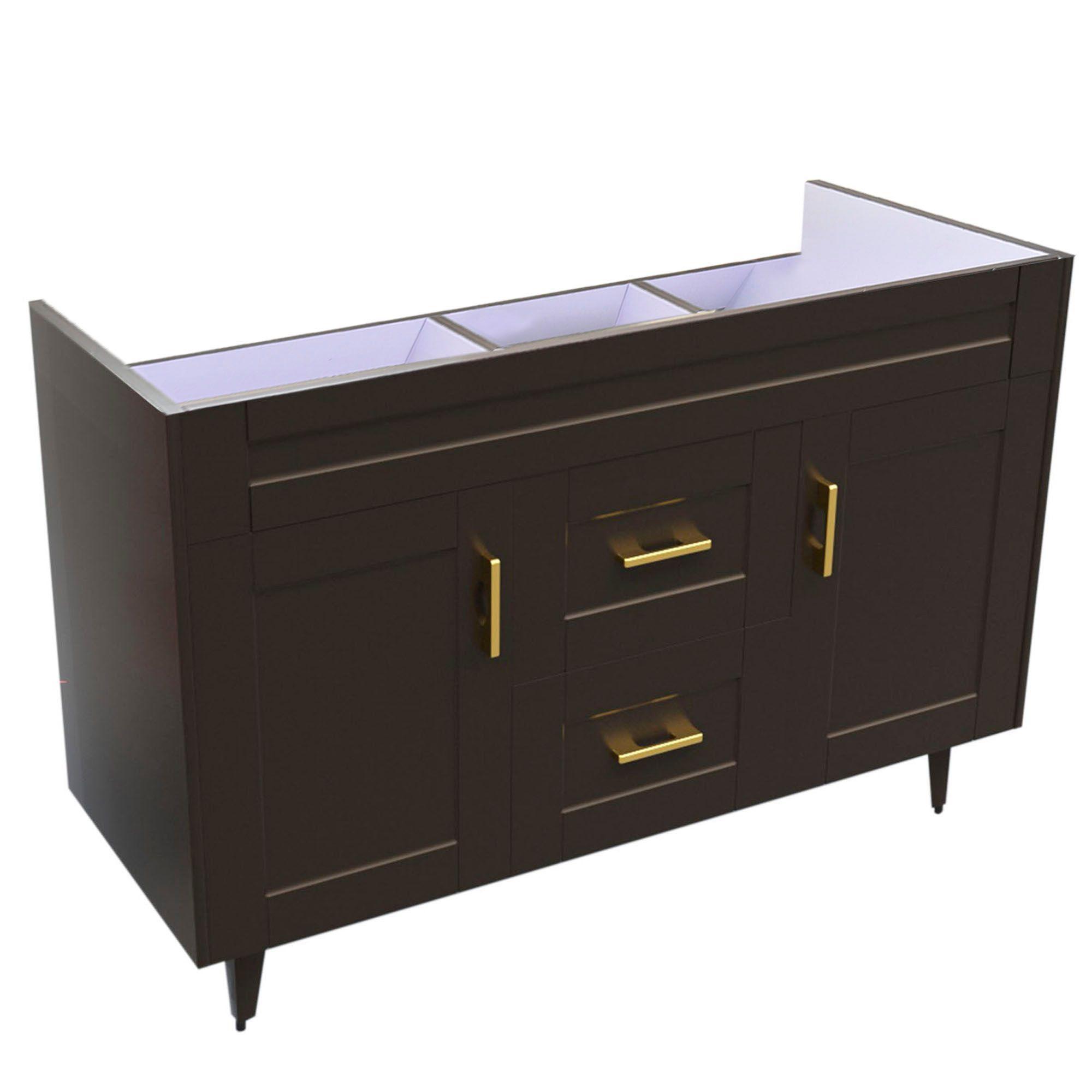 Mueble Vanitorio Domsa D120SK Café (Sin Cubierta)-3