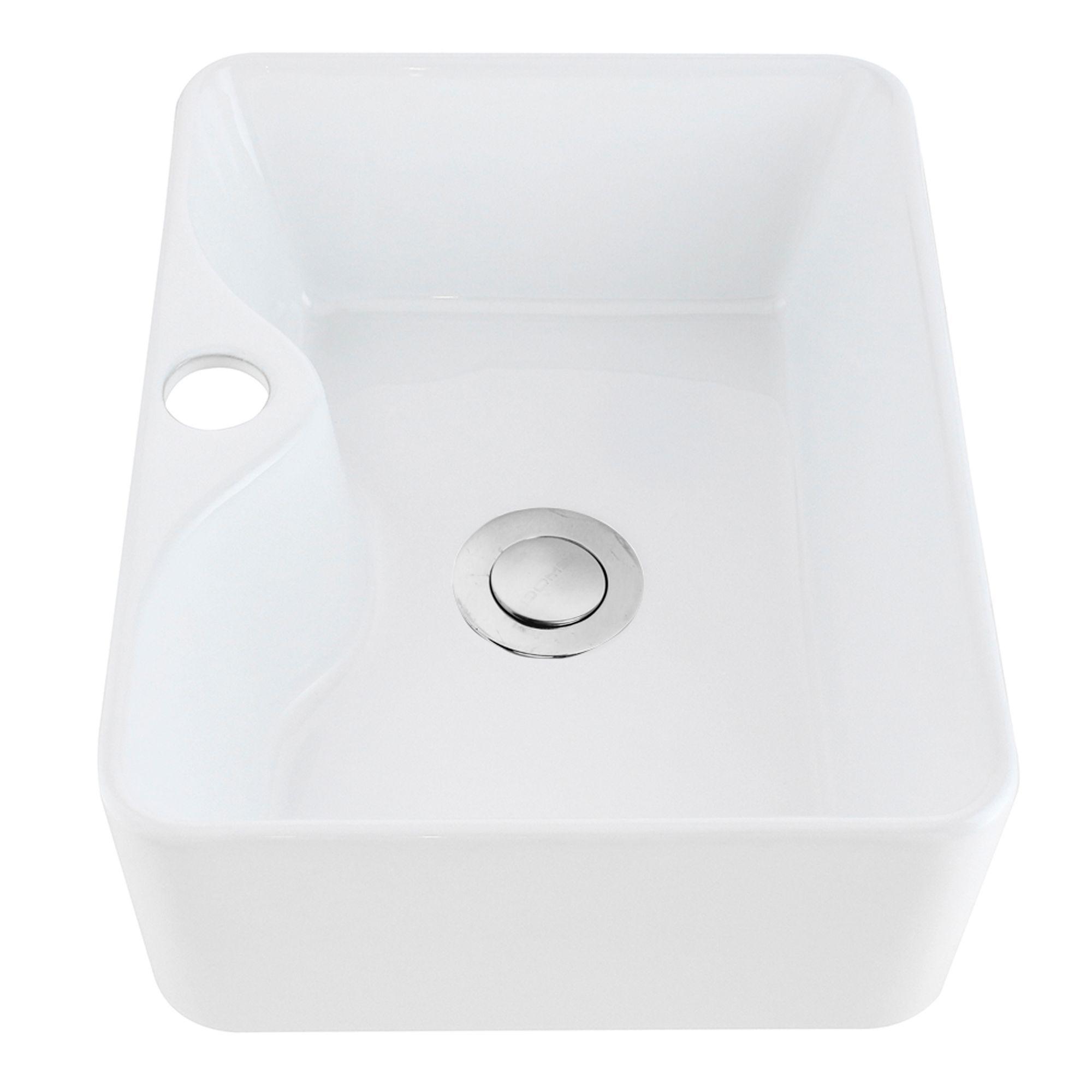 Lavamanos Sobreponer Domsa SLC911B / 40x30x13cm-2