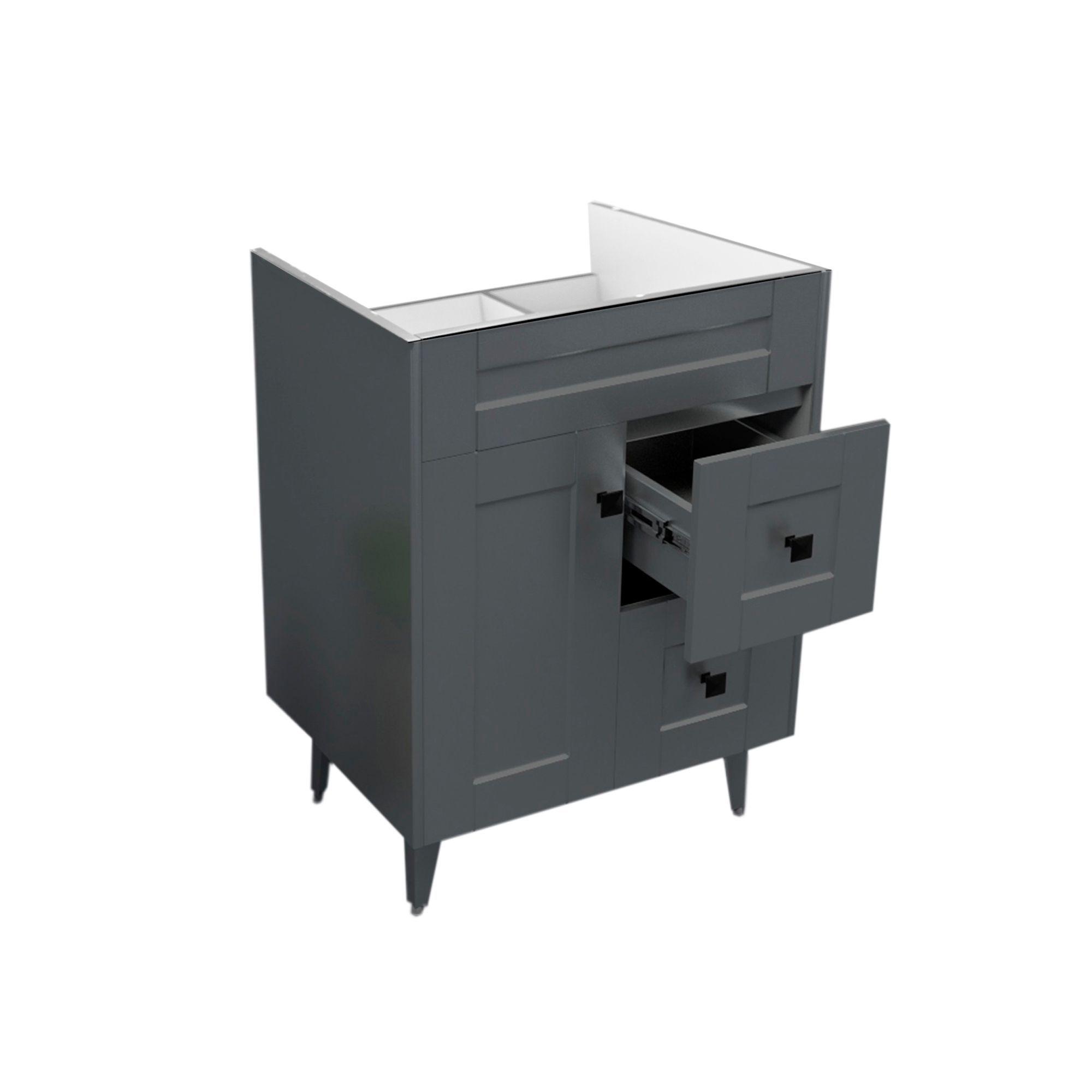 Mueble Vanitorio Domsa N60SK Gris (Sin Cubierta)-2