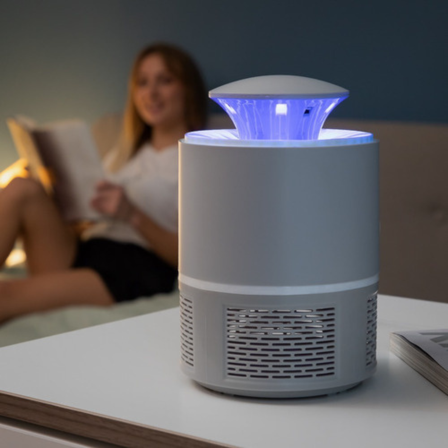 Lampara Mata Insectos Mata Mosquitos Por Succión Innovagoods-7