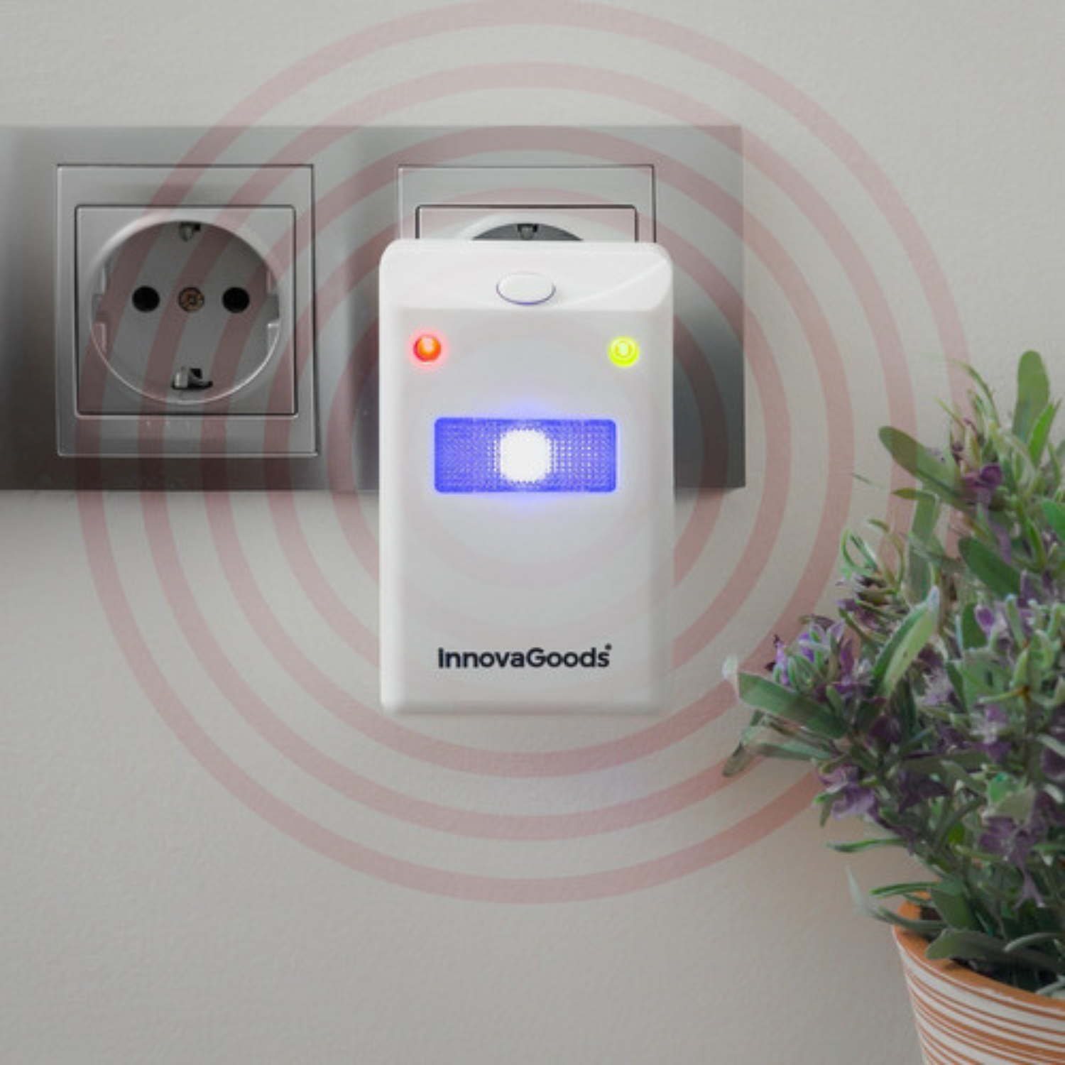 Ahuyentador Ultrasónico De Insectos Y Ratones-2