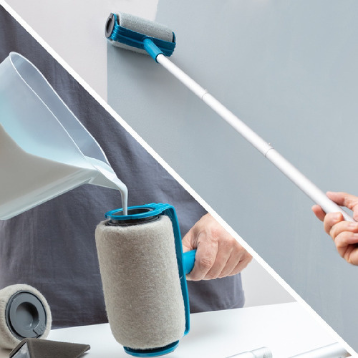 Set De Rodillos De Pintura Recargables Antigoteo 5 Piezas-2