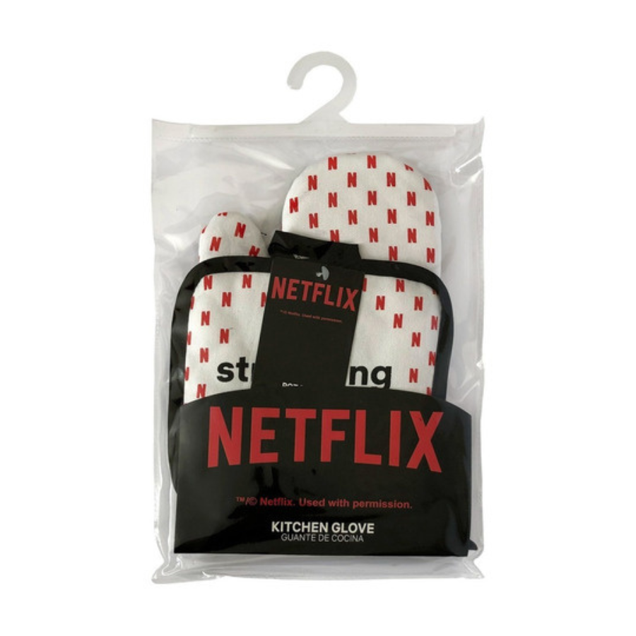 Set Guante De Cocina Y Toma Olla Diseño Netflix / Zings-4