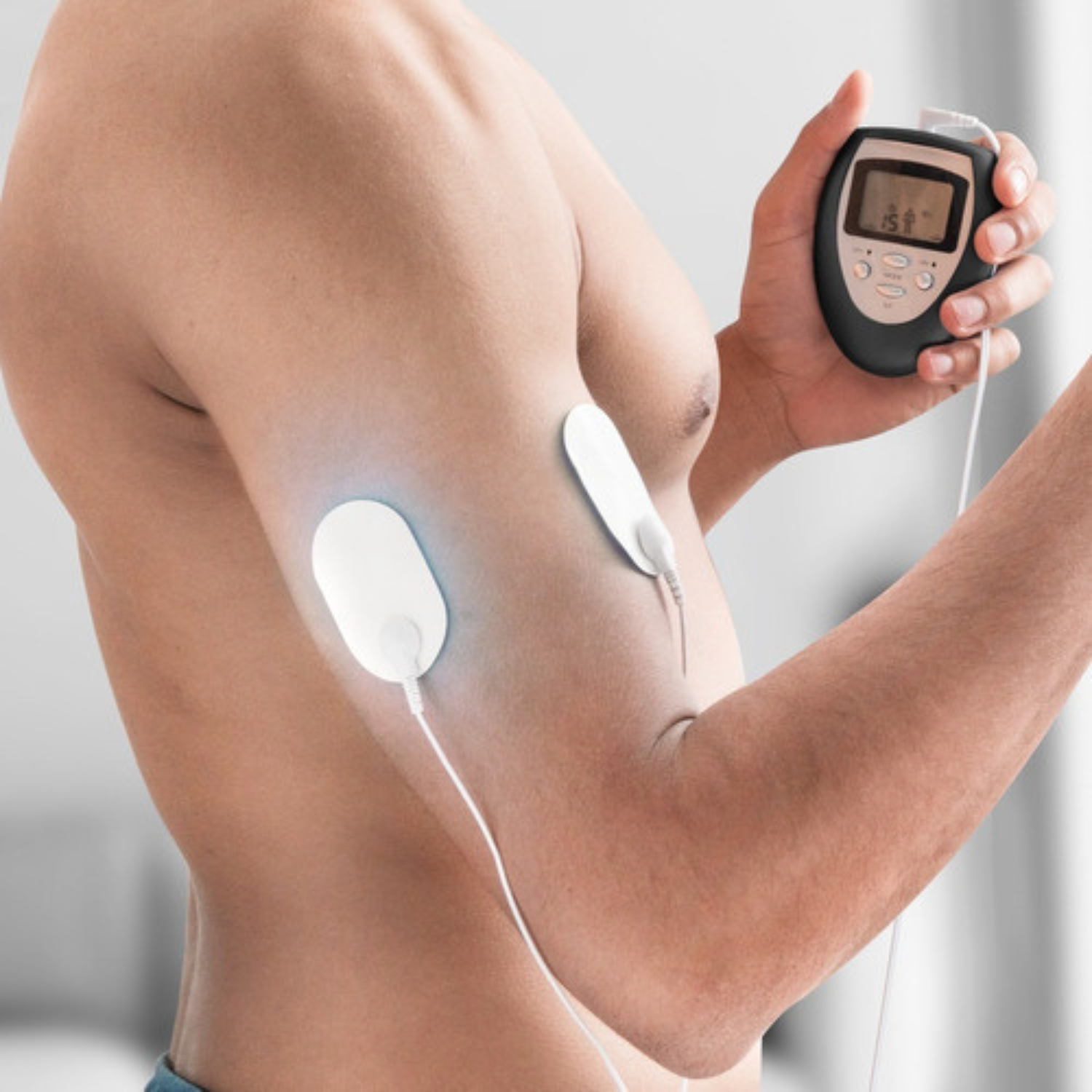 Electroestimulador Muscular Con Parches Innovagoods-1