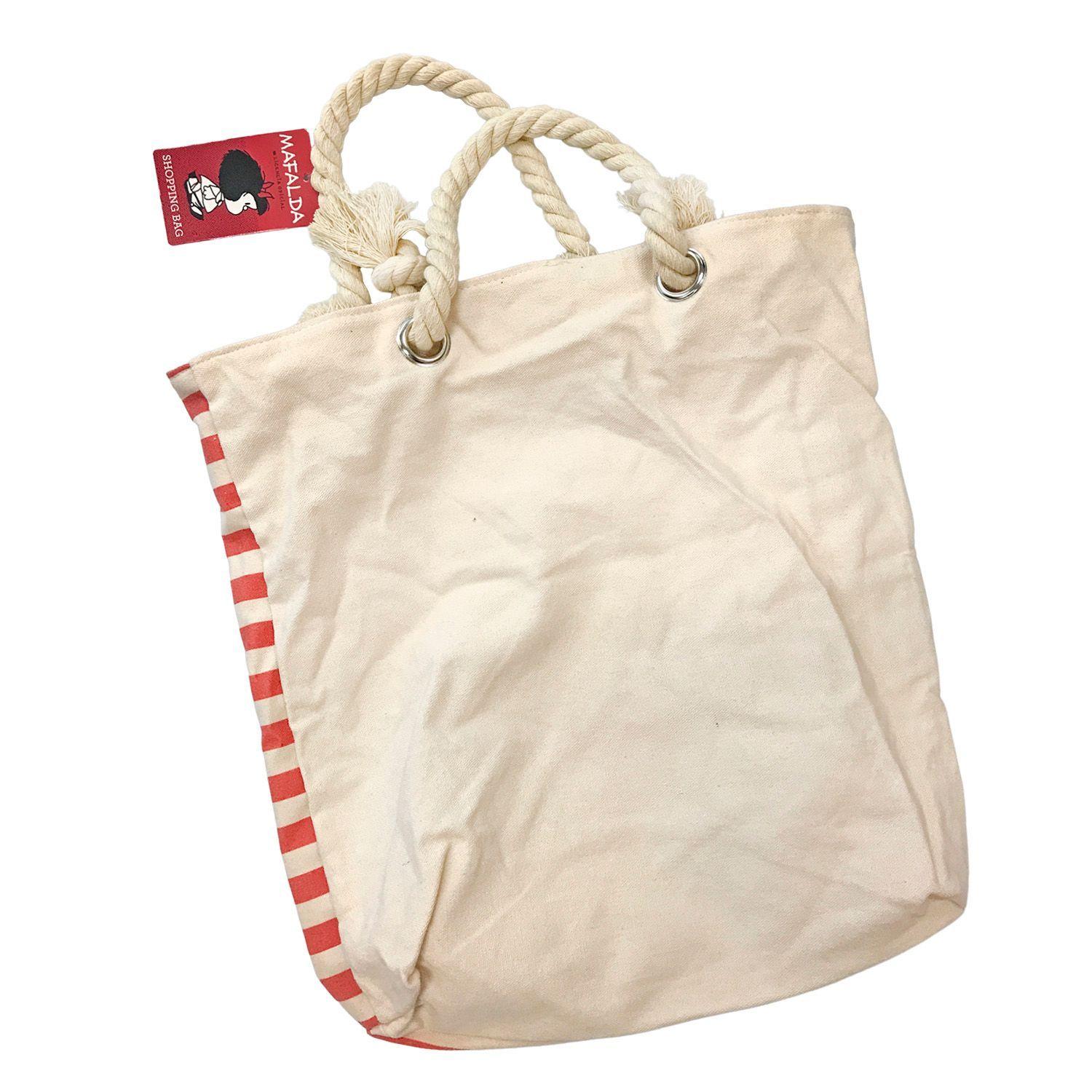 Bolso Mafalda A Rayas Rojo-1