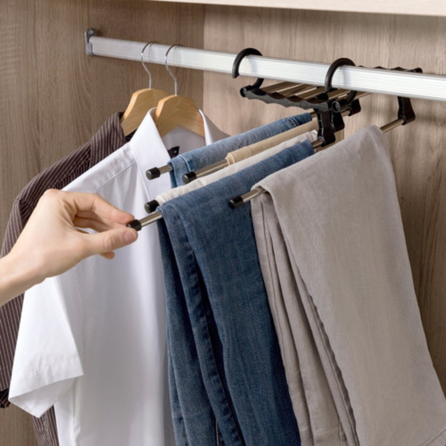 Percha Múltiple Para Pantalones 5 En 1 Hanglite Innovagoods-1