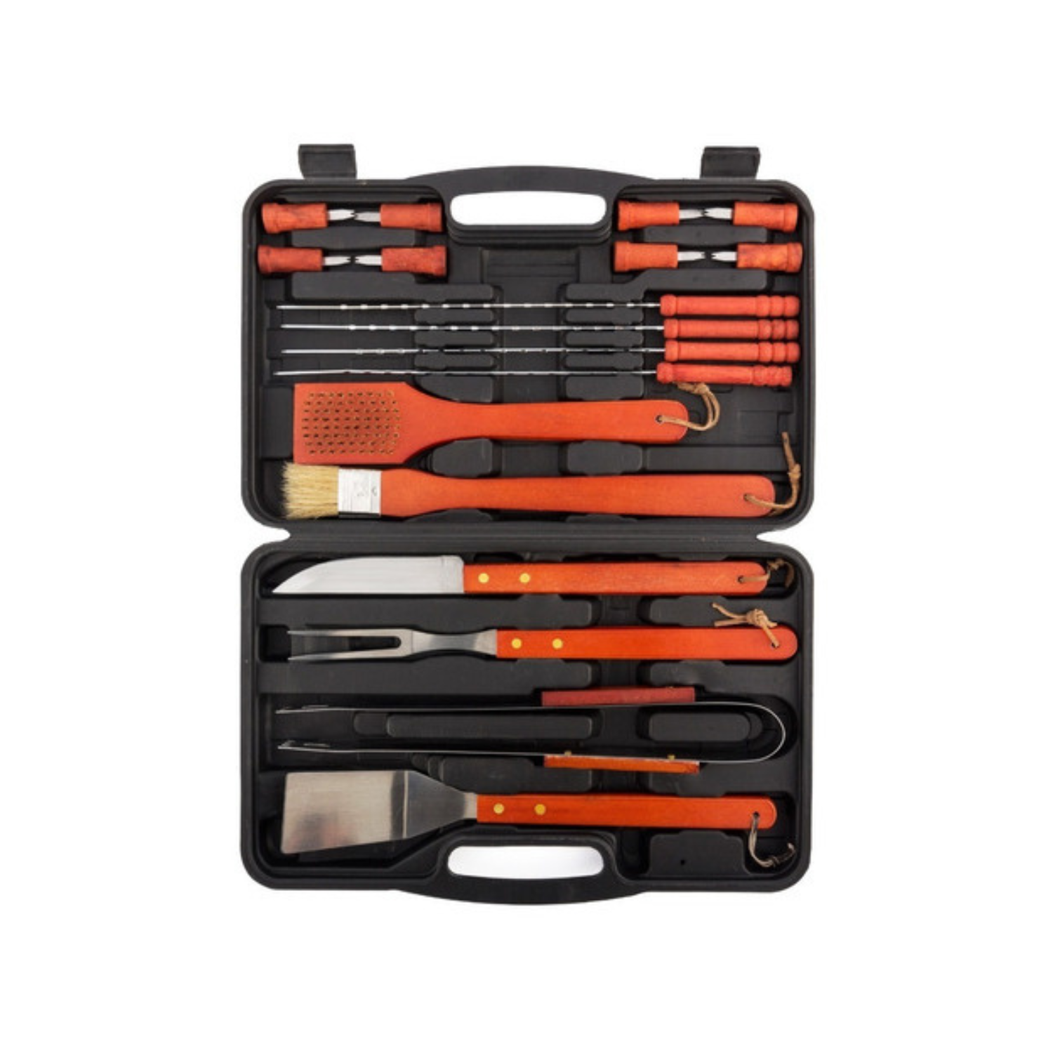 Set De Herramientas Para Parrilla Con Maletín 18 Piezas-0