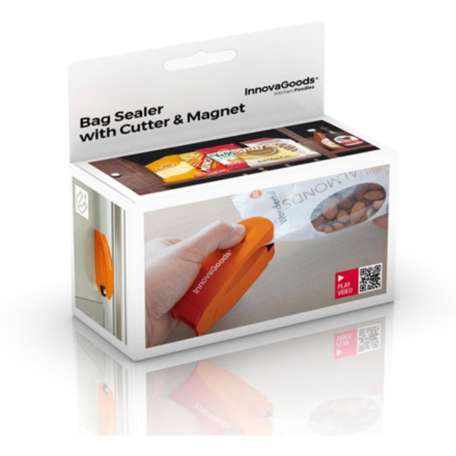 Selladora De Bolsas Con Cúter E Imán Innovagoods-2