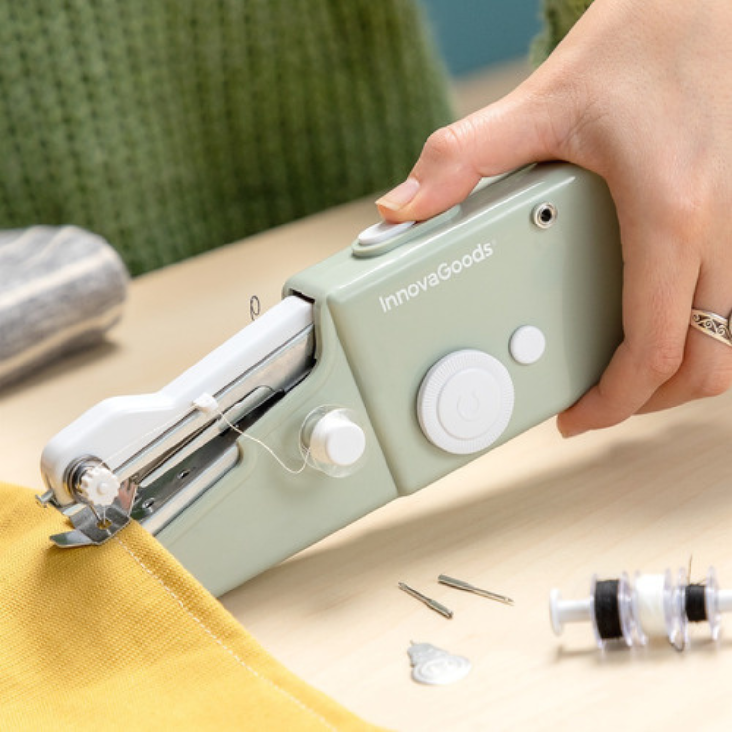 Maquina De Coser Portátil, Manual, De Viaje, De Innovagoods-4