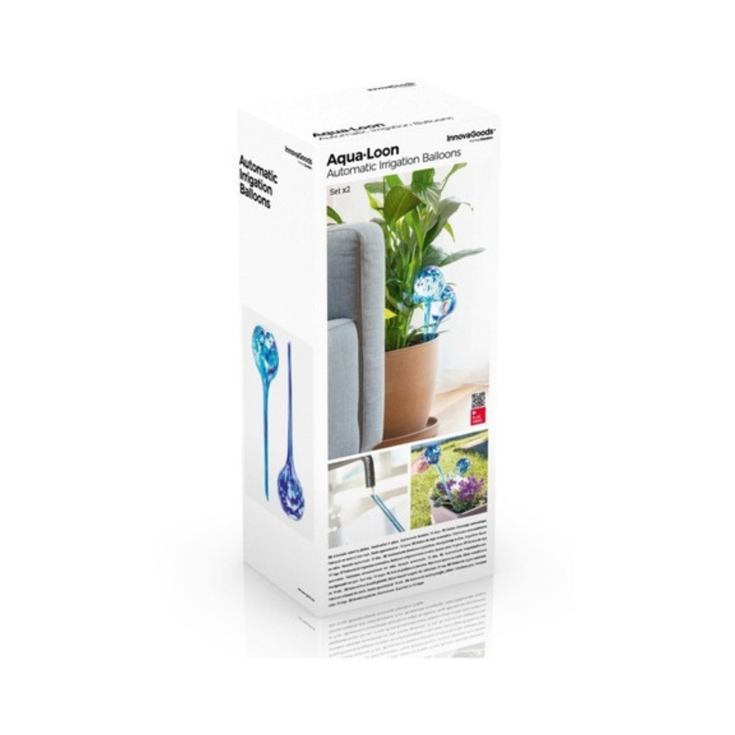 Set 2 Globos De Riego Automático Vidrio De Bulbos-6