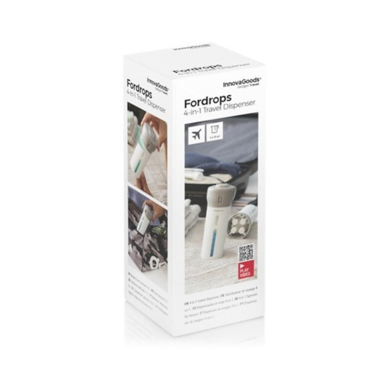 Dispensador De Jabón Shampoo Para Viajes 4 En 1 Innovagoods-8