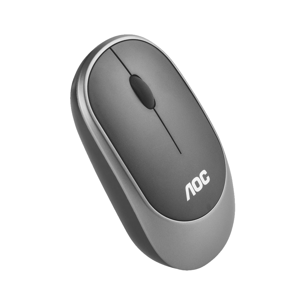 Mouse Wireless AOC Inalambrico Clic Silencioso-0