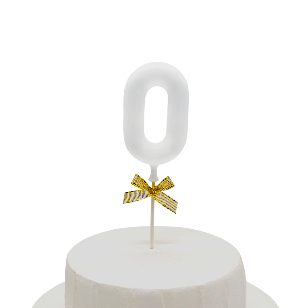 TOPPER TORTA NUMERAL LED #0-1