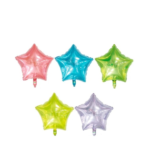 Globo Metálico Estrella Color Aleatorio 45cm 1 PCS-1