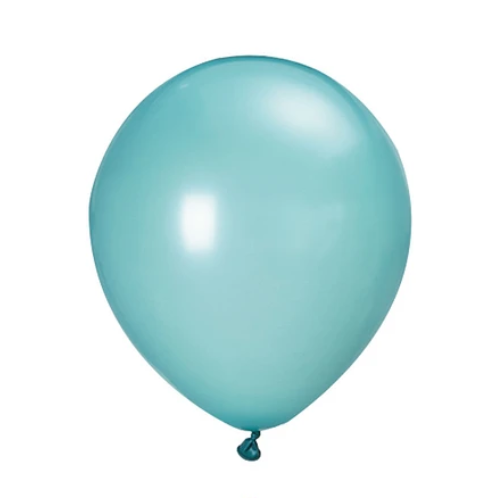 Globo Brillante 12pcs 23cm Celeste-0