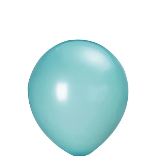 Globo Brillante 12pcs 23cm Celeste-1