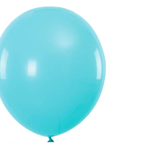 Globos De Latex Turquesa 100Pcs 23Cm-1
