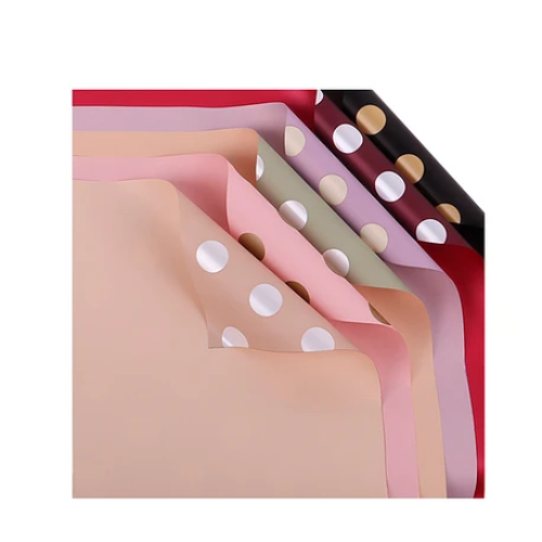 Papel Coreano Con Puntos Color Aleatorio 20pcs 58x58cm-0
